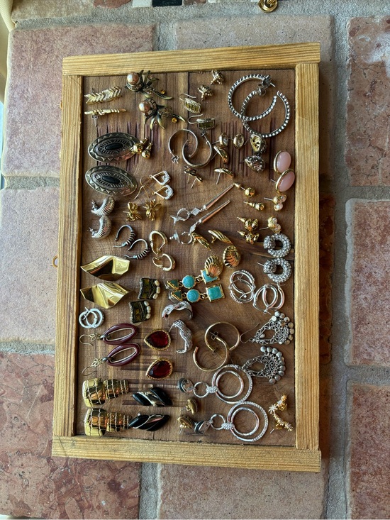 Various Jewelry - Large Lot Vintage Designer Earrings Pierced